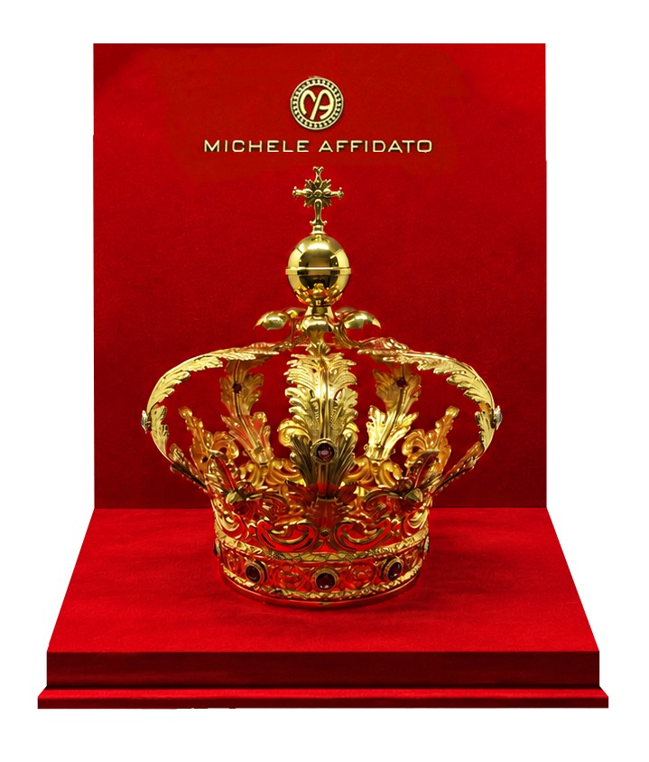 Michele Affidato Corona di Cirinnà Papa Leone - Foto Uff. Stampa Michele Affidato 14.09.2026