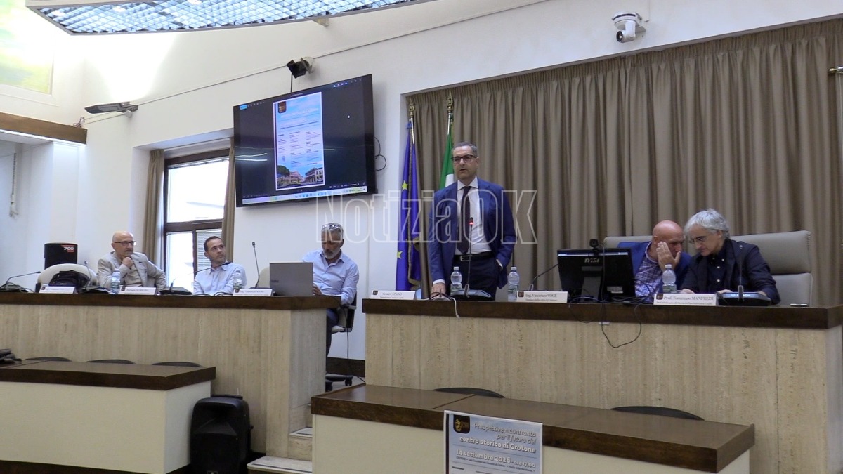 Convegno Centro Storico Crotone - Sala Consiliare - Redazione 14.09.2026