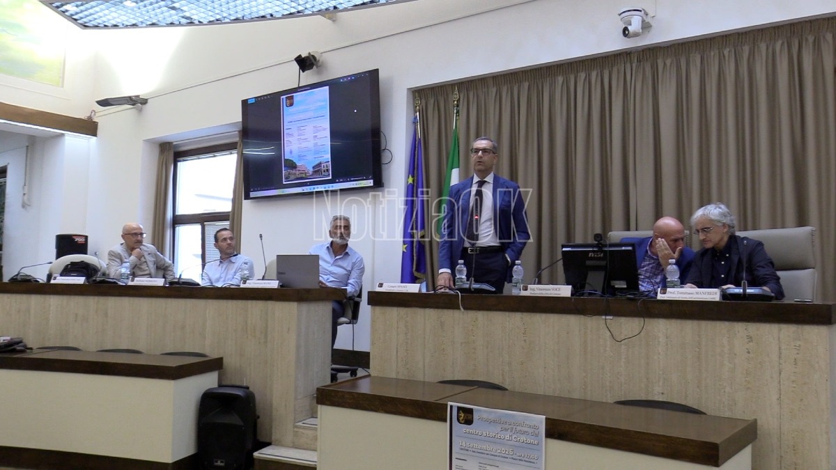 Convegno Centro Storico Crotone - Sala Consiliare - Redazione 14.09.2026