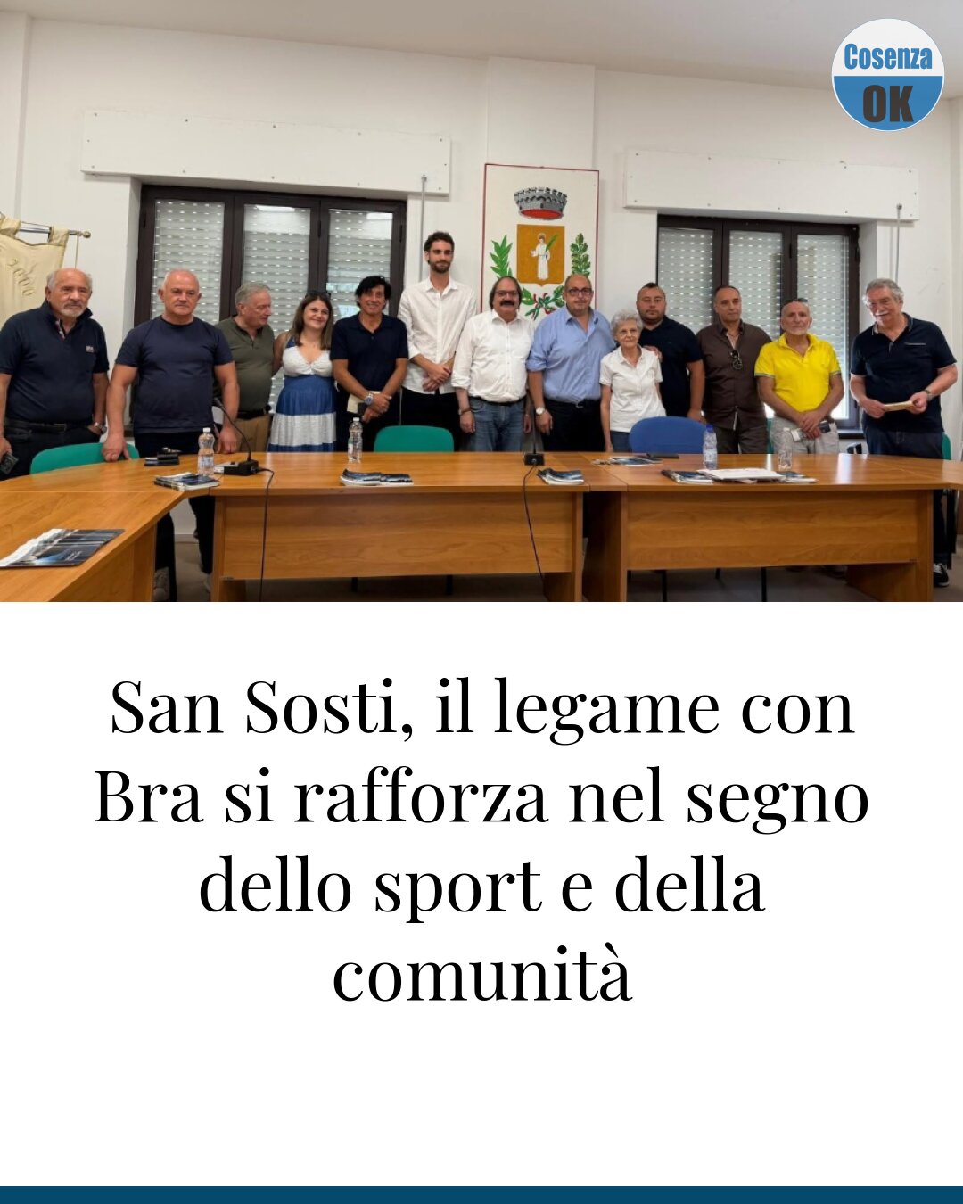 San Sosti, il legame con Bra si rafforza nel segno dello sport e della comunità