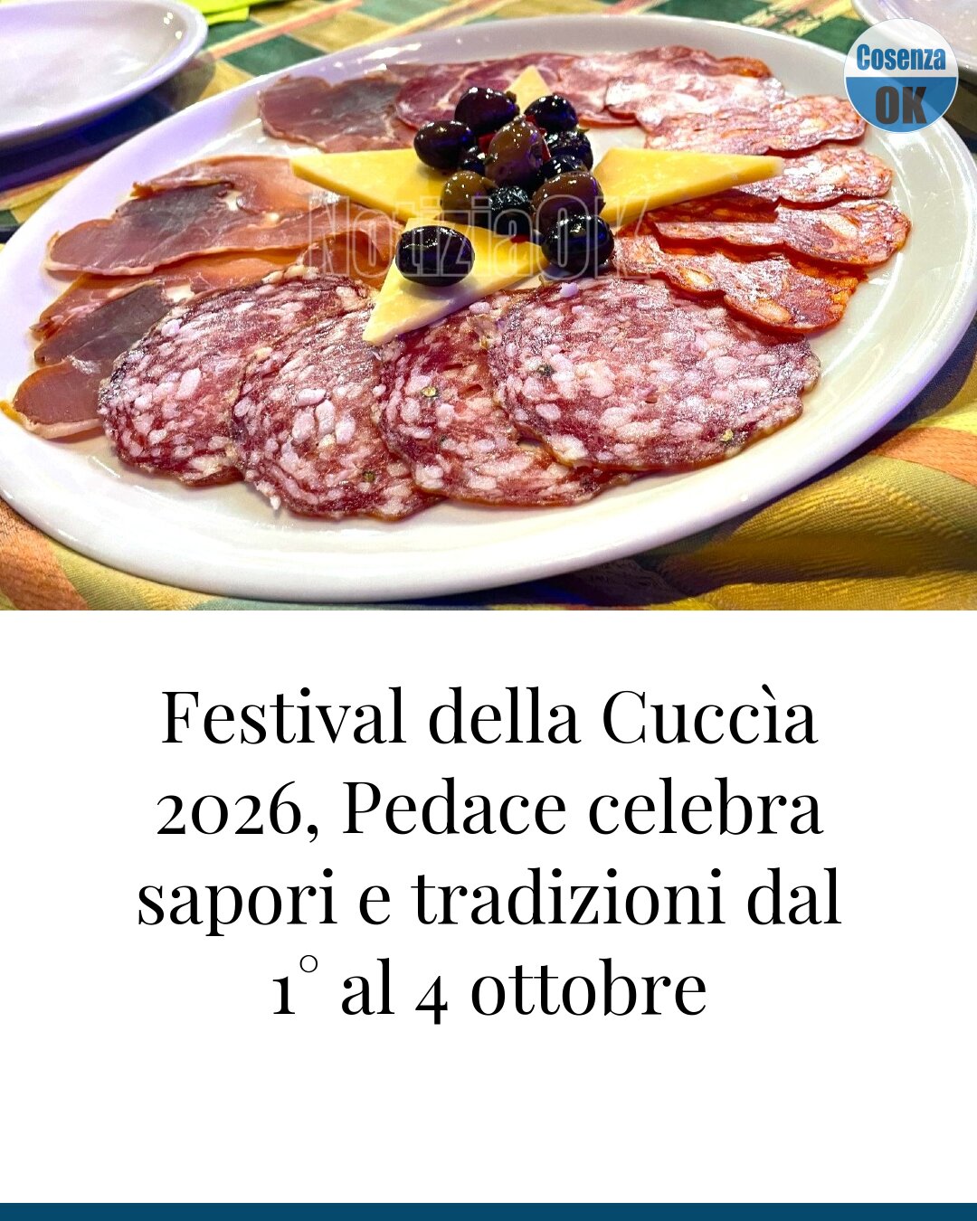 Festival della Cuccìa 2026, Pedace celebra sapori e tradizioni dal 1° al 4 ottobre