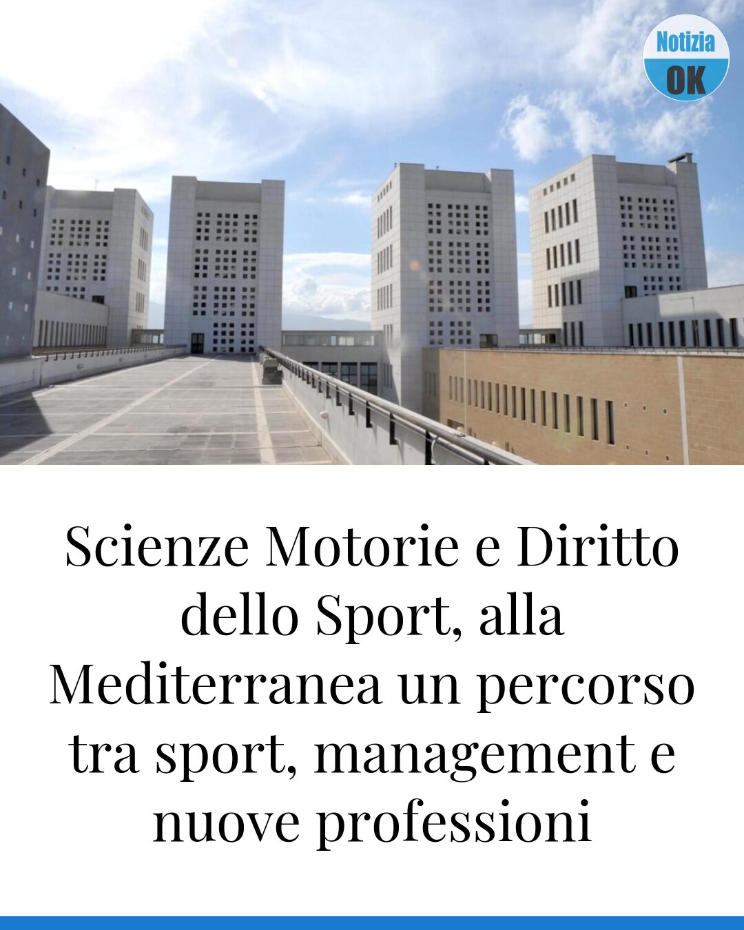 Scienze Motorie e Diritto dello Sport, alla Mediterranea un percorso tra sport, management e nuove professioni