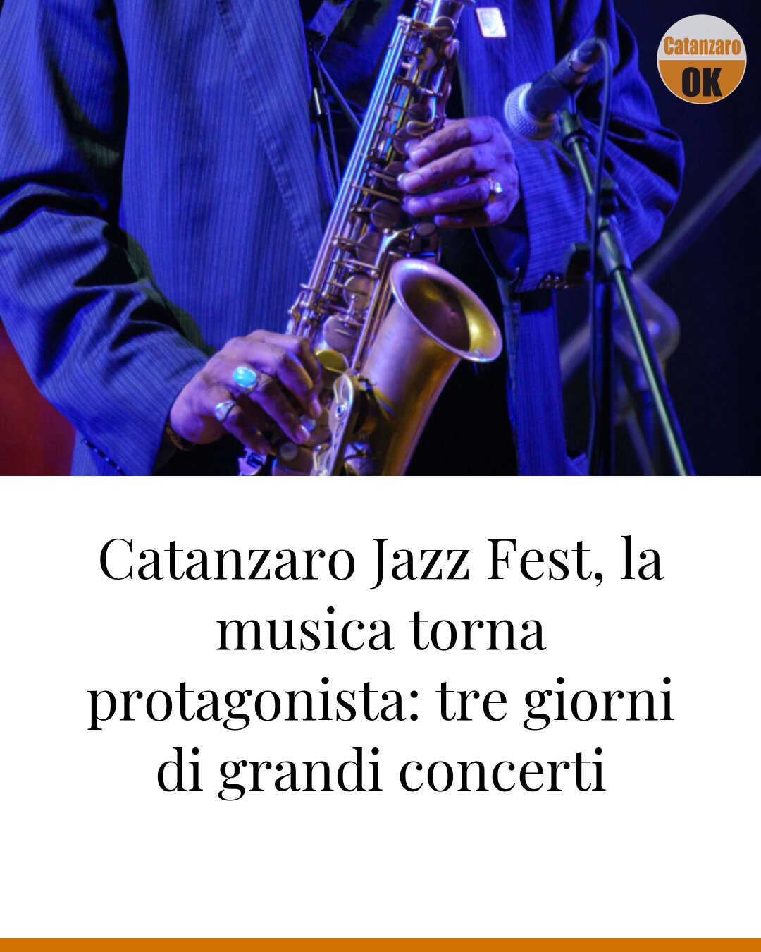 Catanzaro Jazz Fest, la musica torna protagonista: tre giorni di grandi concerti