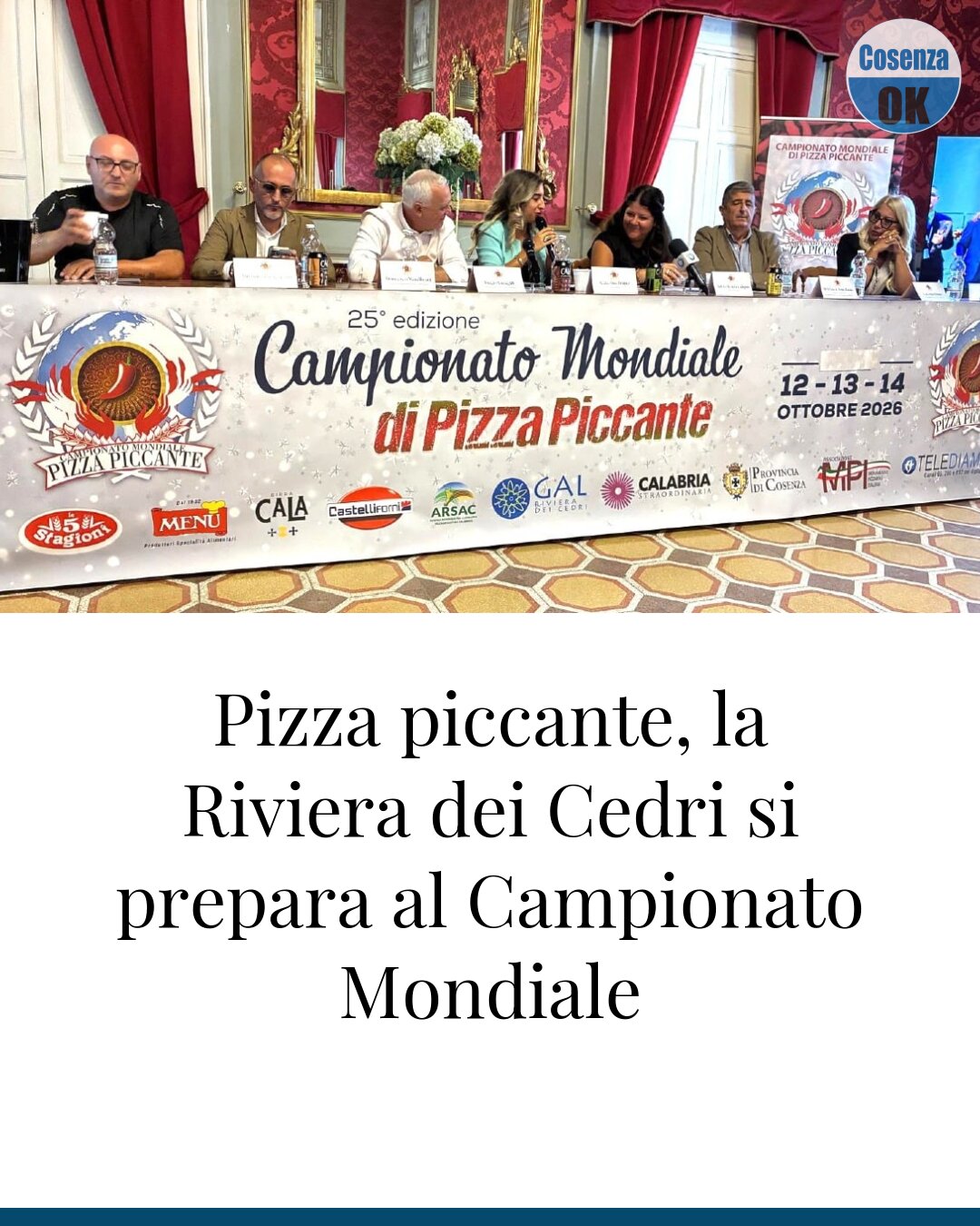Pizza piccante, la Riviera dei Cedri si prepara al Campionato Mondiale