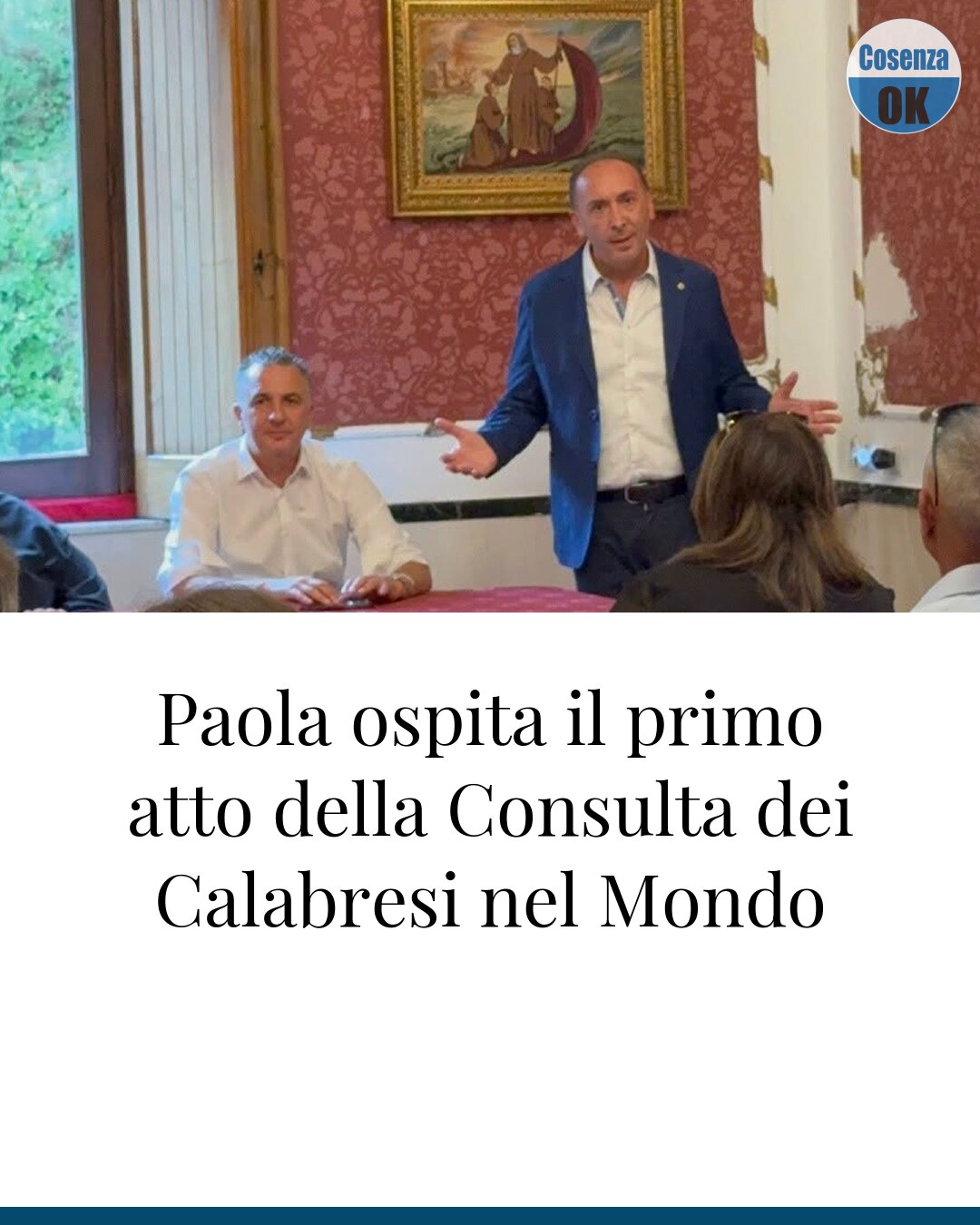Paola ospita il primo atto della Consulta dei Calabresi nel Mondo