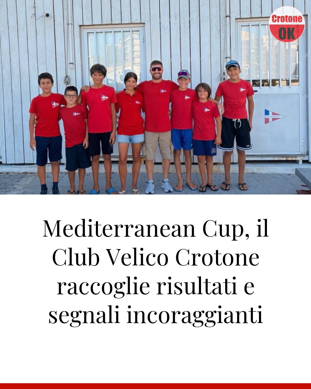 Mediterranean Cup, il Club Velico Crotone raccoglie risultati e segnali incoraggianti