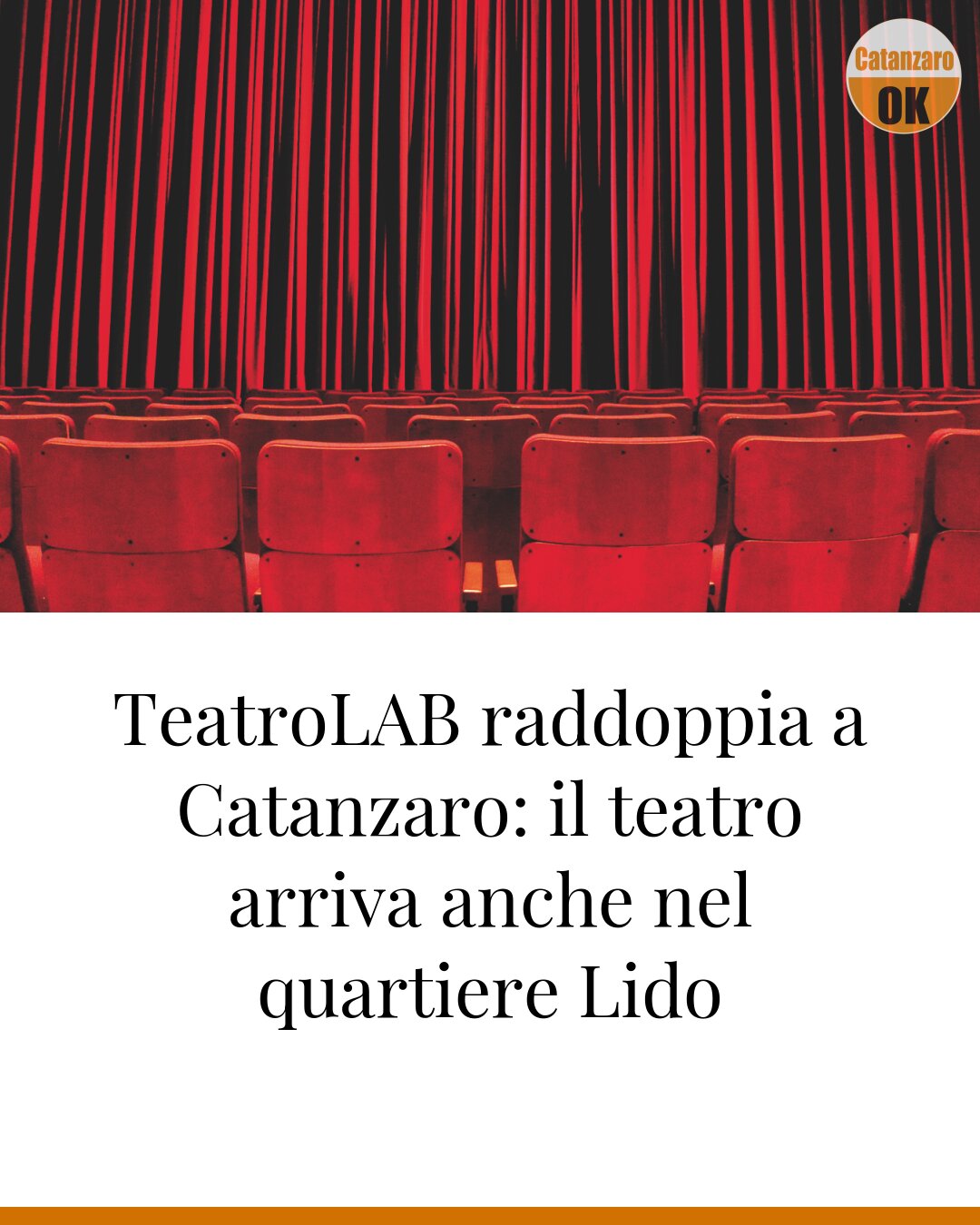 TeatroLAB raddoppia a Catanzaro: il teatro arriva anche nel quartiere Lido