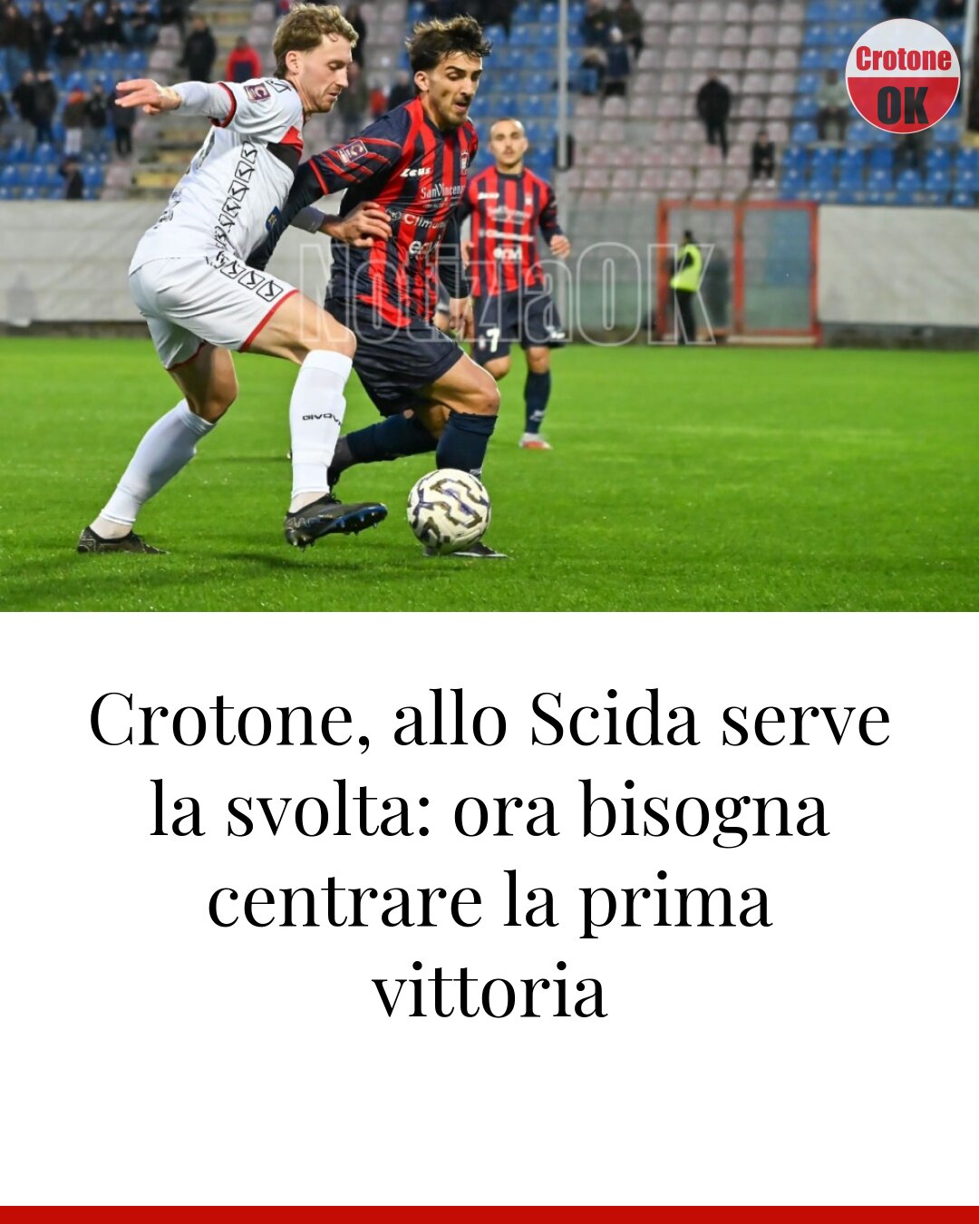 Crotone, allo Scida serve la svolta: ora bisogna centrare la prima vittoria
