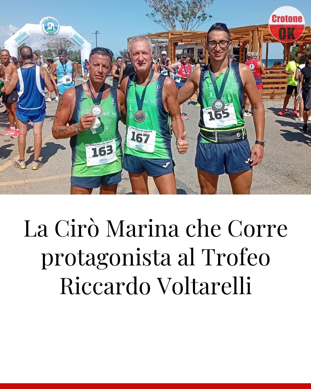 La Cirò Marina che Corre protagonista al Trofeo Riccardo Voltarelli
