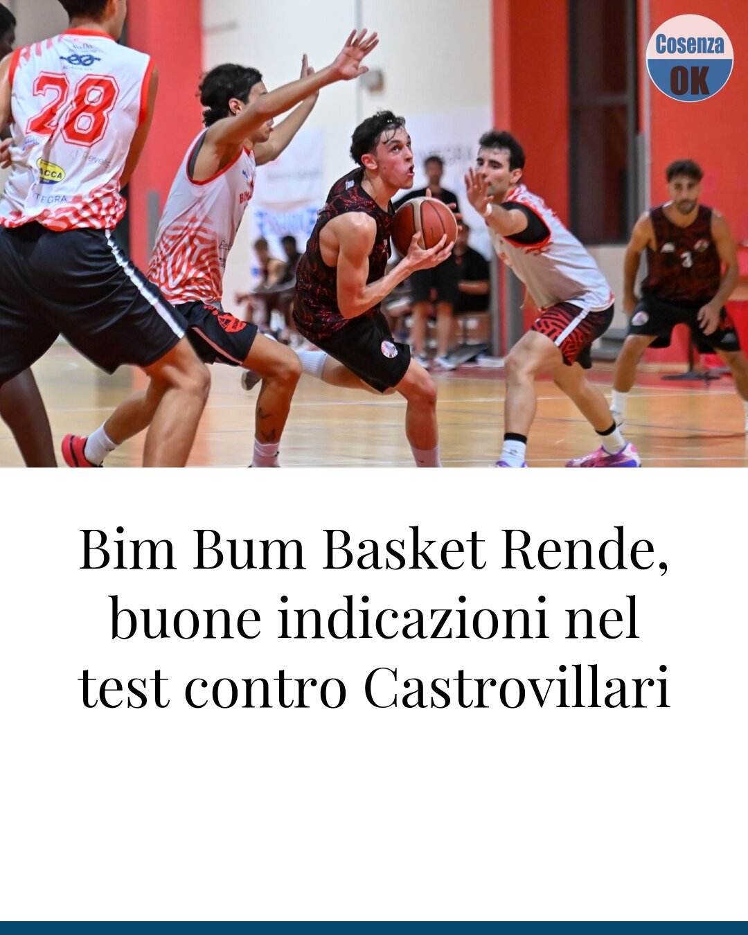 Bim Bum Basket Rende, buone indicazioni nel test contro Castrovillari