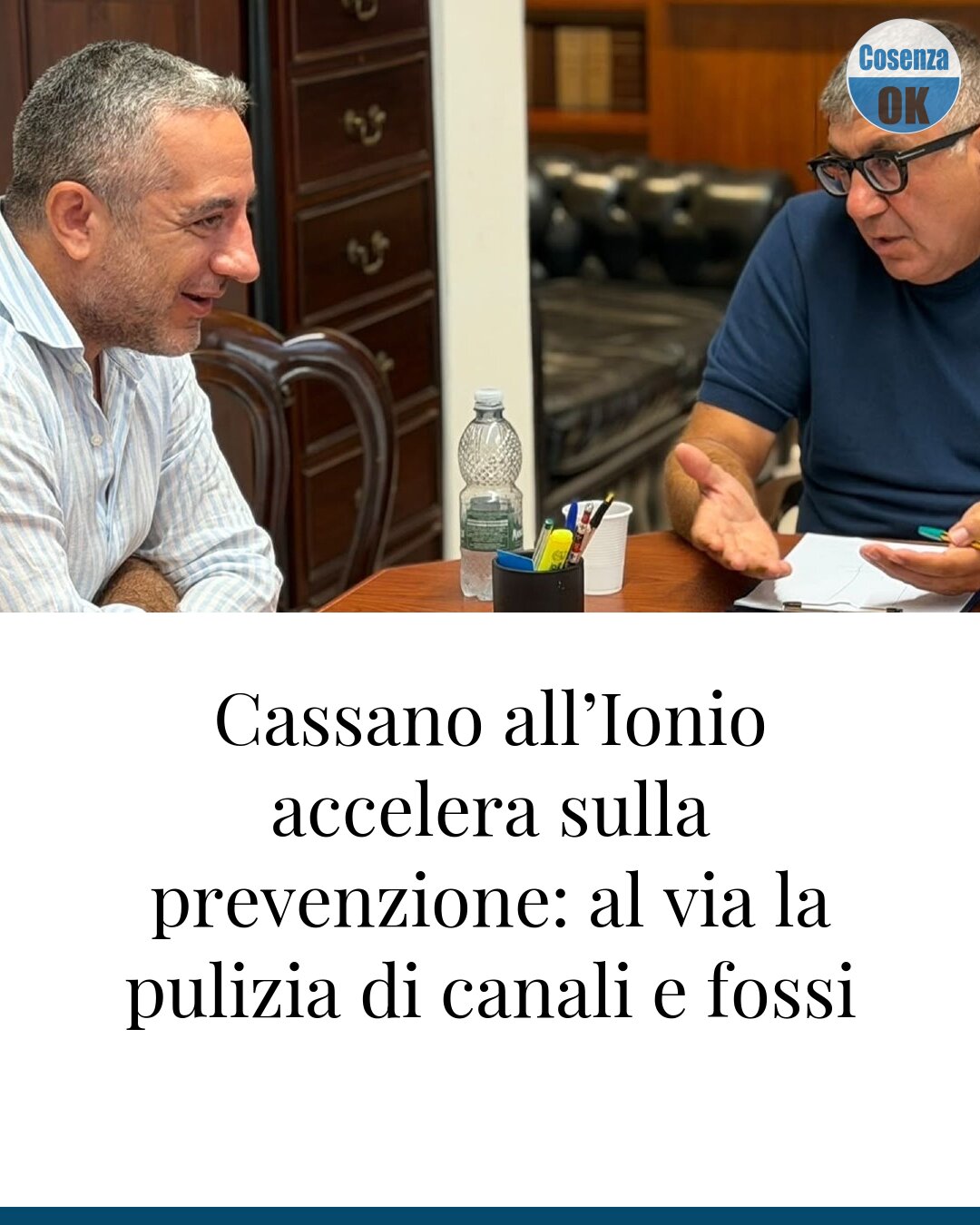 Cassano all’Ionio accelera sulla prevenzione: al via la pulizia di canali e fossi