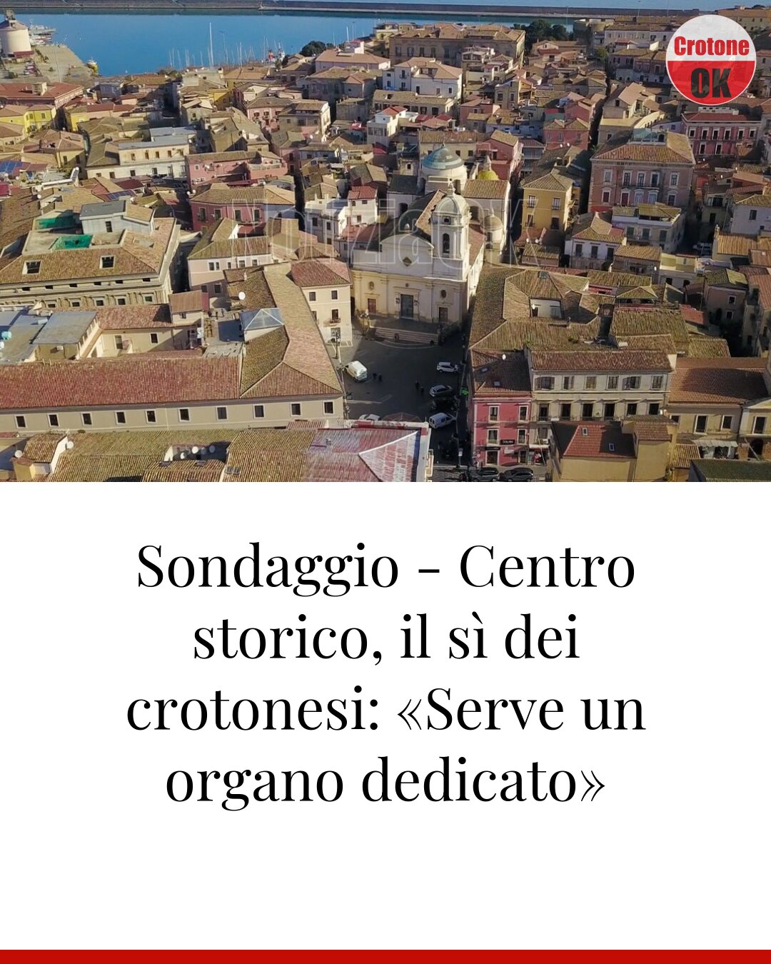 Sondaggio - Centro storico, il sì dei crotonesi: «Serve un organo dedicato»
