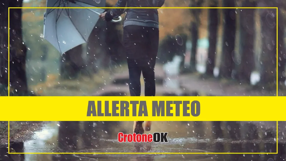 Maltempo a Crotone, prevista piogge: allerta della Protezione Civile - 