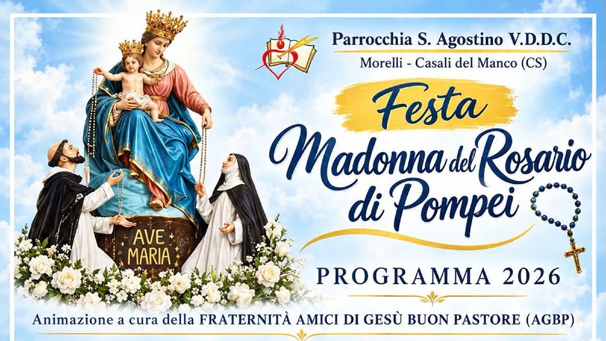 Casali del Manco, Morelli in Festival torna con la festa della Madonna del Rosario - Foto Locandina Ufficiale 