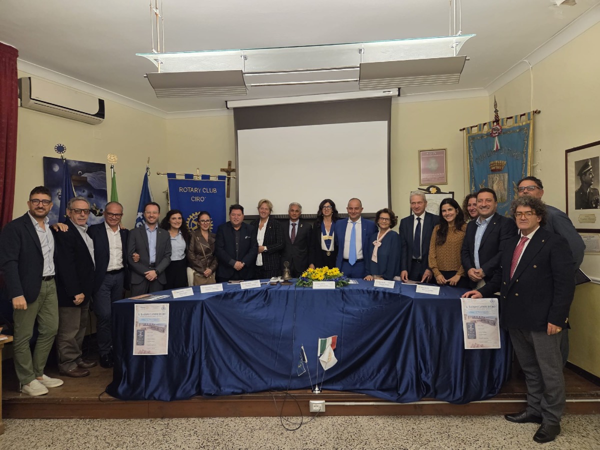 Il Bastione Cannone torna al centro della storia e della valorizzazione di Cirò - Foto Uff. stampa Rotary Club Cirò Marina 