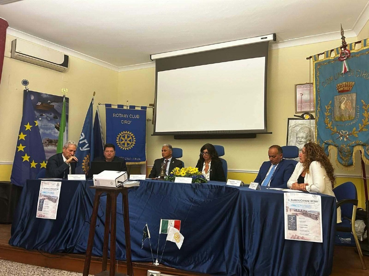 Cirò, il Bastione Cannone torna al centro della valorizzazione del patrimonio storico - Foto: Uff. Stampa Rotary Club Cirò