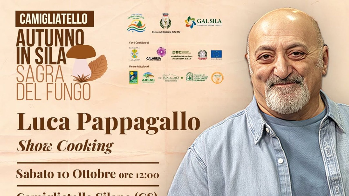 Camigliatello, alla Sagra del Fungo arriva Luca Pappagallo - Foto Locandina Ufficiale 