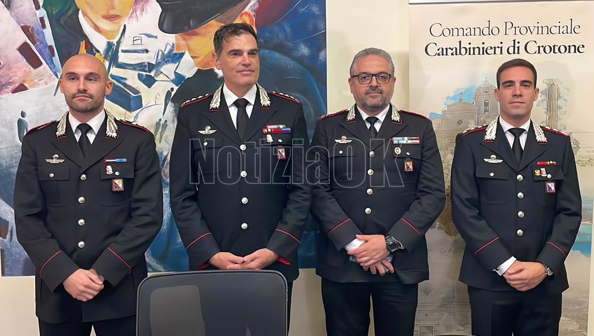 Il nuovo comandante dei Carabinieri Dario Pini: «A Crotone una sfida delicata» - Foto: Redazione 