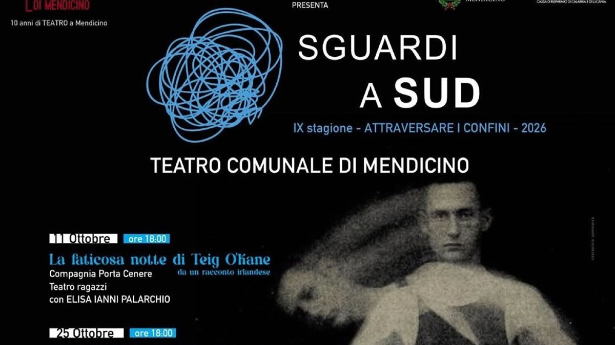 Teatro Comunale di Mendicino, dieci anni di spettacoli: al via la nuova stagione - Foto Locandina Ufficiale 