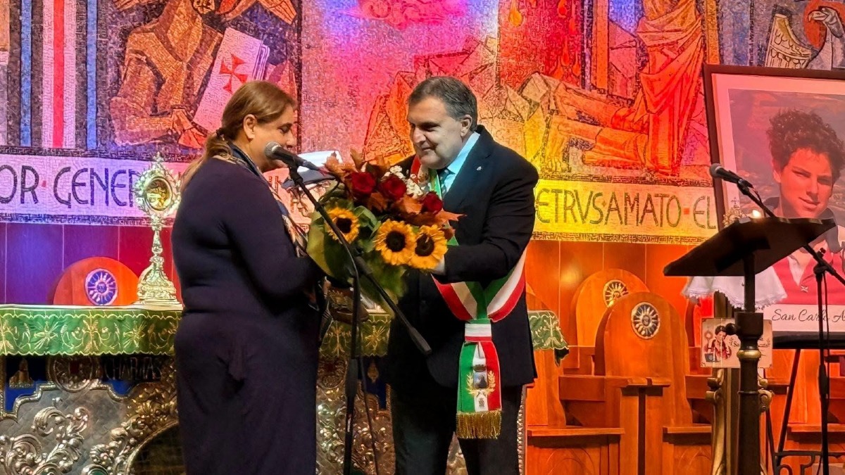 Antonia Salzano a Paola, la testimonianza della mamma di San Carlo Acutis - Foto Uff Stampa Comune di Paola 