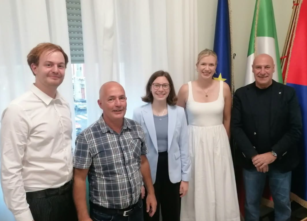 Da Dortmund a Crotone: tre docenti in città per una collaborazione con gli Istituti Scolastici - Foto: Uff. Stampa Comune di Crotone