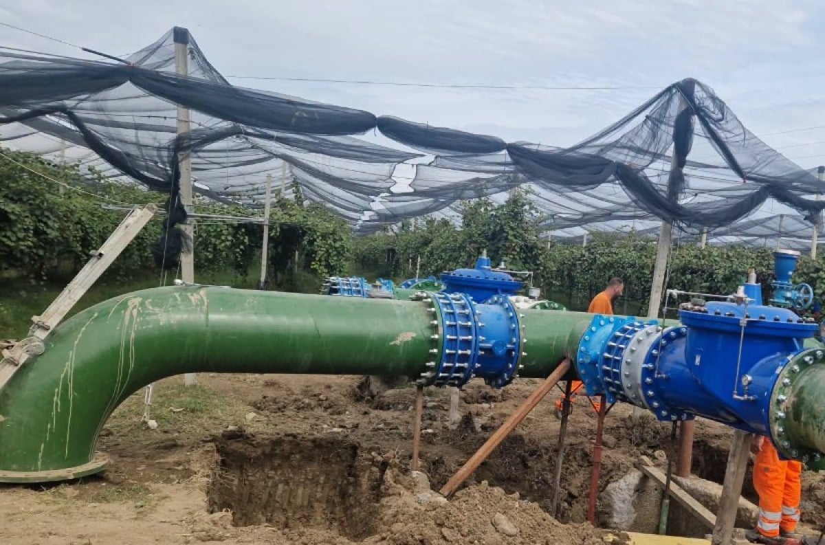 Bisignano, completati in anticipo i lavori sull’impianto irriguo Mucone - Foto: Uff. Stampa Consorzio di Bonifica della Calabria