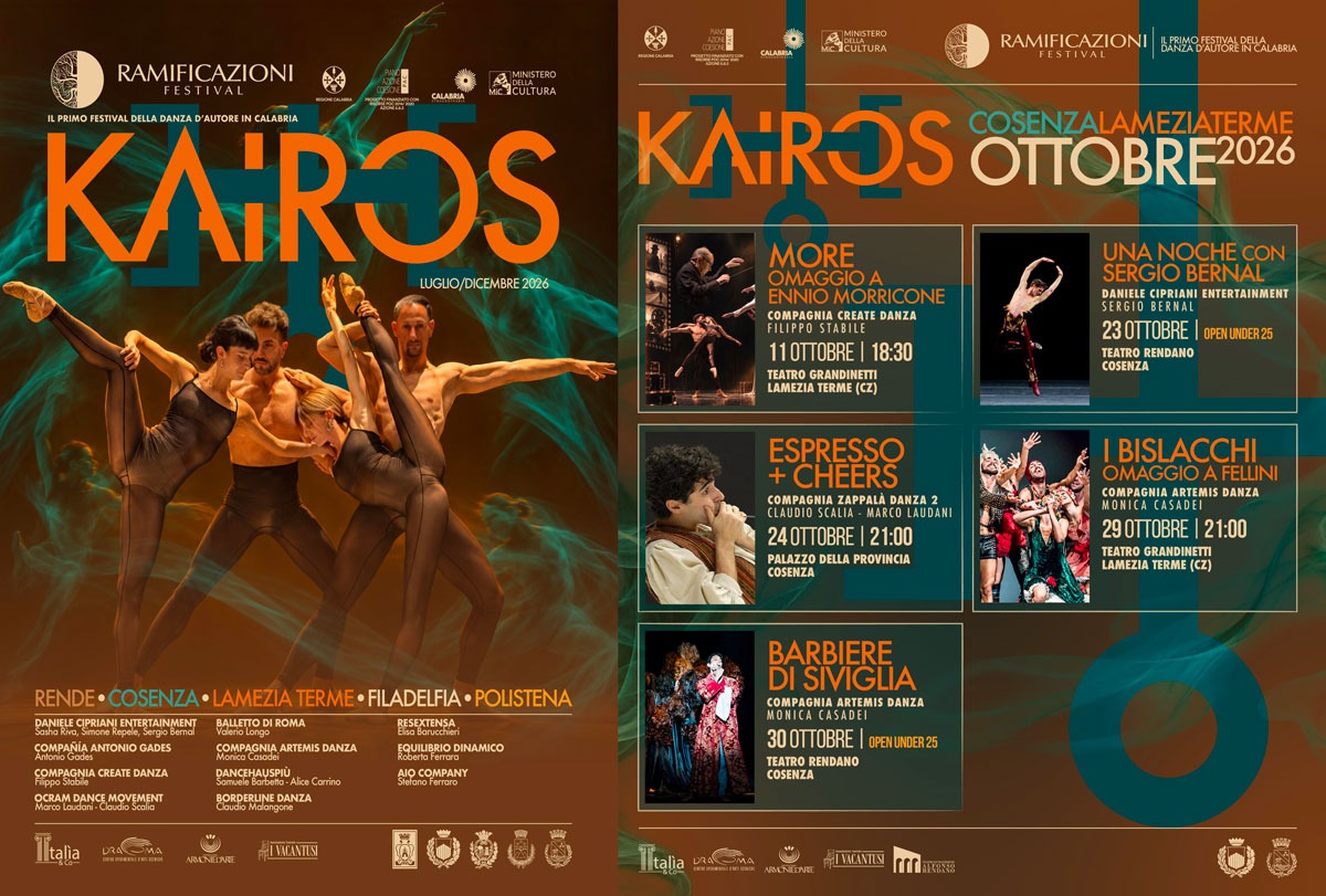 Ramificazioni Festival, la danza contemporanea porta in Calabria grandi produzioni - Foto Locandina Ufficiale 