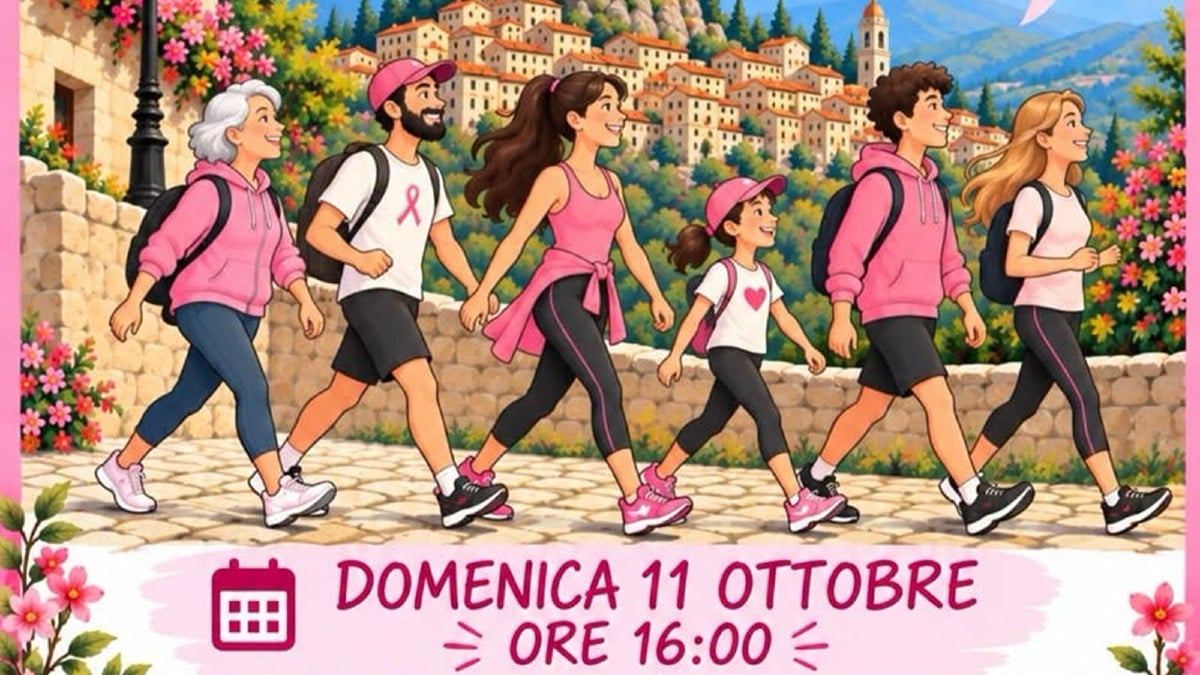 Morano si tinge di rosa, una passeggiata per la prevenzione del tumore al seno - Foto Locandina Ufficiale 