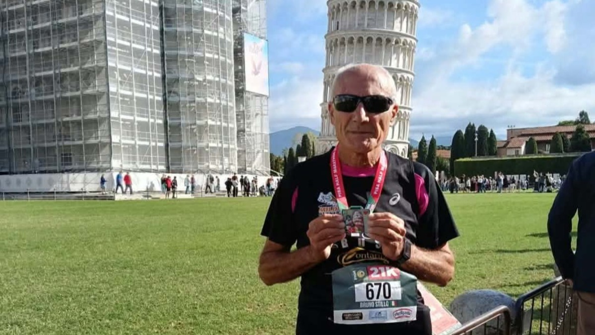 MilonRunners, Bruno Stillo conquista il bronzo alla Pisa Half Marathon - Foto: Uff. Stampa Milonrunners 