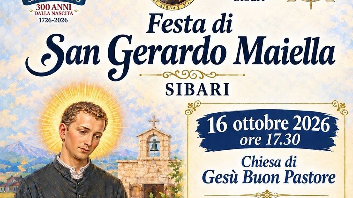 Cassano - Sibari celebra San Gerardo Maiella: festa nella chiesa del Buon Pastore - Foto Locandina Ufficiale 
