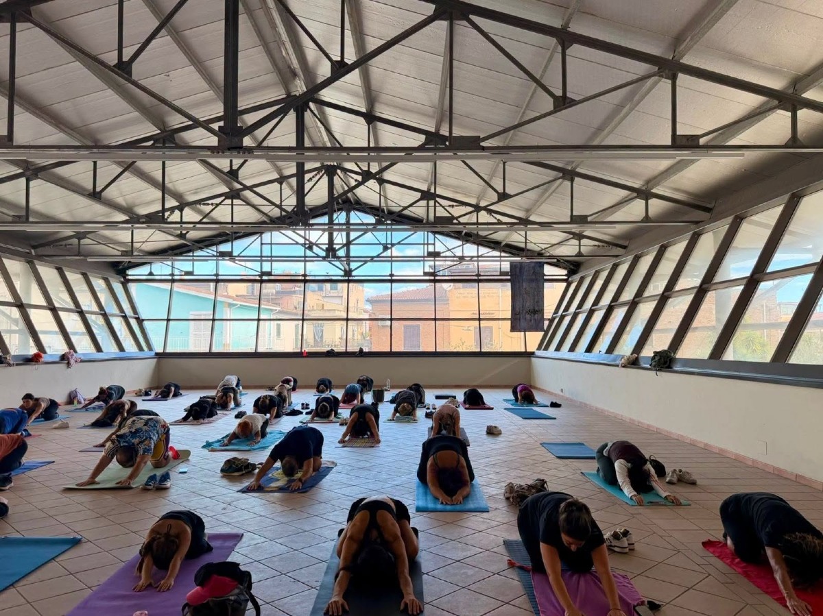 Trebisacce, grande partecipazione alla sessione gratuita di Pilates alla Fornace - Foto: Uff. Stampa Comune di Trebisacce