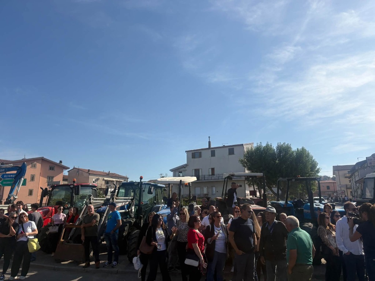 San Marco Argentano, MTA non arretra: protesta a oltranza contro il caro gasolio e i rincari agricoli - Foto: Uff. Stampa Movimento Territorio e Agricoltura (MTA