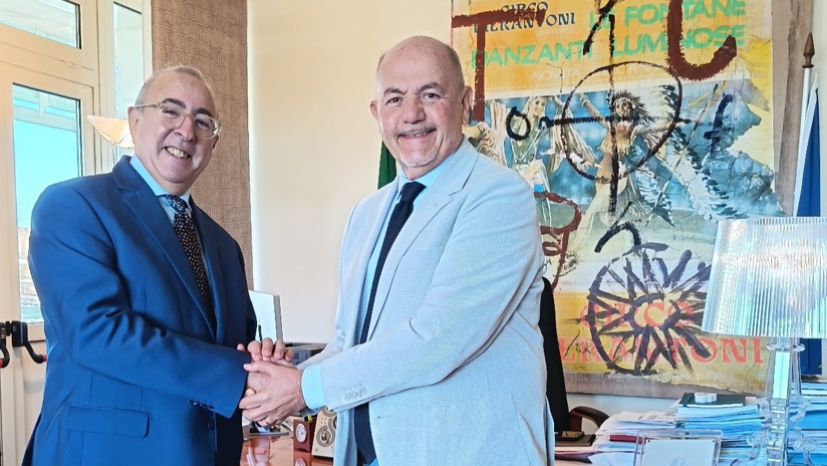Catanzaro, incontro istituzionale tra il rettore Giovanni Cuda e il prefetto Clemente Di Nuzzo - Foto: Uff. Stampa UMG