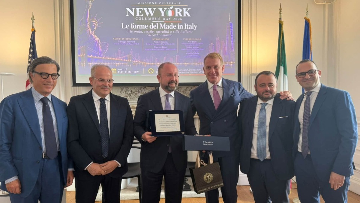 Michele Affidato al Consolato italiano di New York per promuovere il Made in Italy - Foto: Michele Affidato