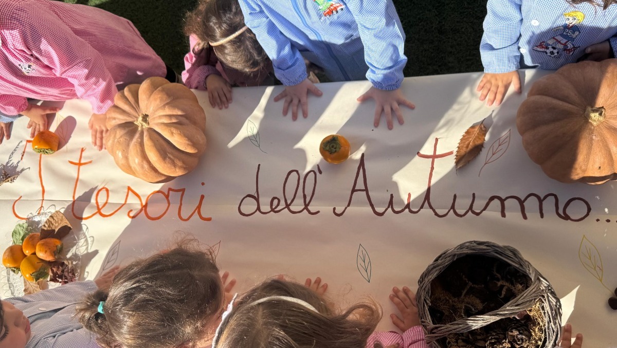 Al Polo Infanzia Magnolia l’autunno diventa una lezione di natura, creatività e pre-scrittura - Foto: Uff. Stampa Pedagogista Teresa Pia Renzo