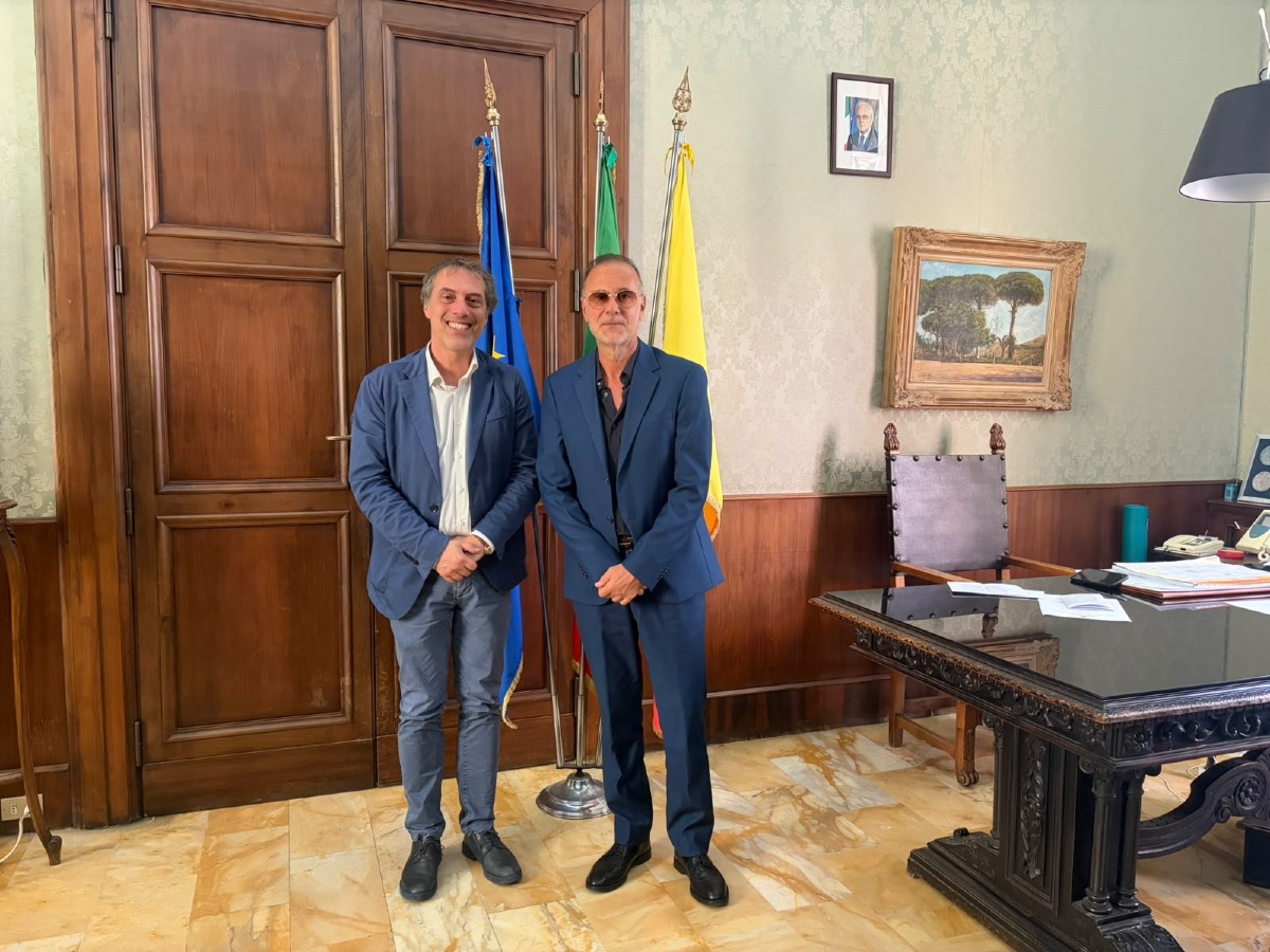 Catanzaro, il sindaco Fiorita accoglie il nuovo presidente del Tribunale Giuseppe Spadaro - Foto: Uff. Stampa Comune di Catanzaro