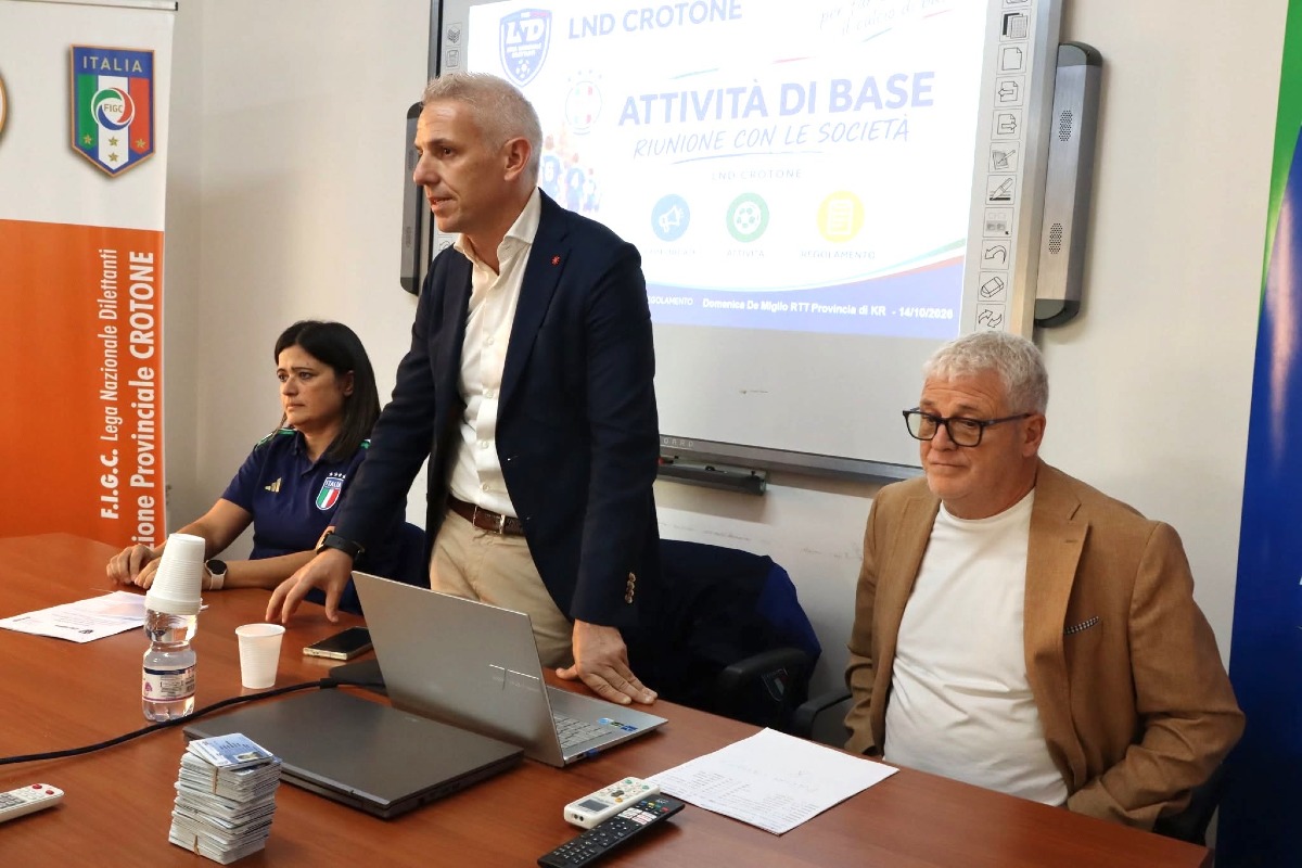 LND Crotone, confronto con le società giovanili sulle nuove regole della stagione sportiva - Foto: Uff. Stampa LND Crotone