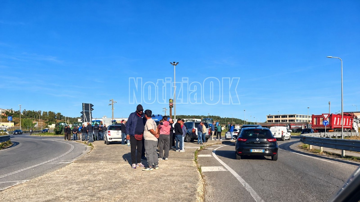 Crotone, presidio a Passovecchio: stop ai camion, auto regolari - Foto: Redazione 