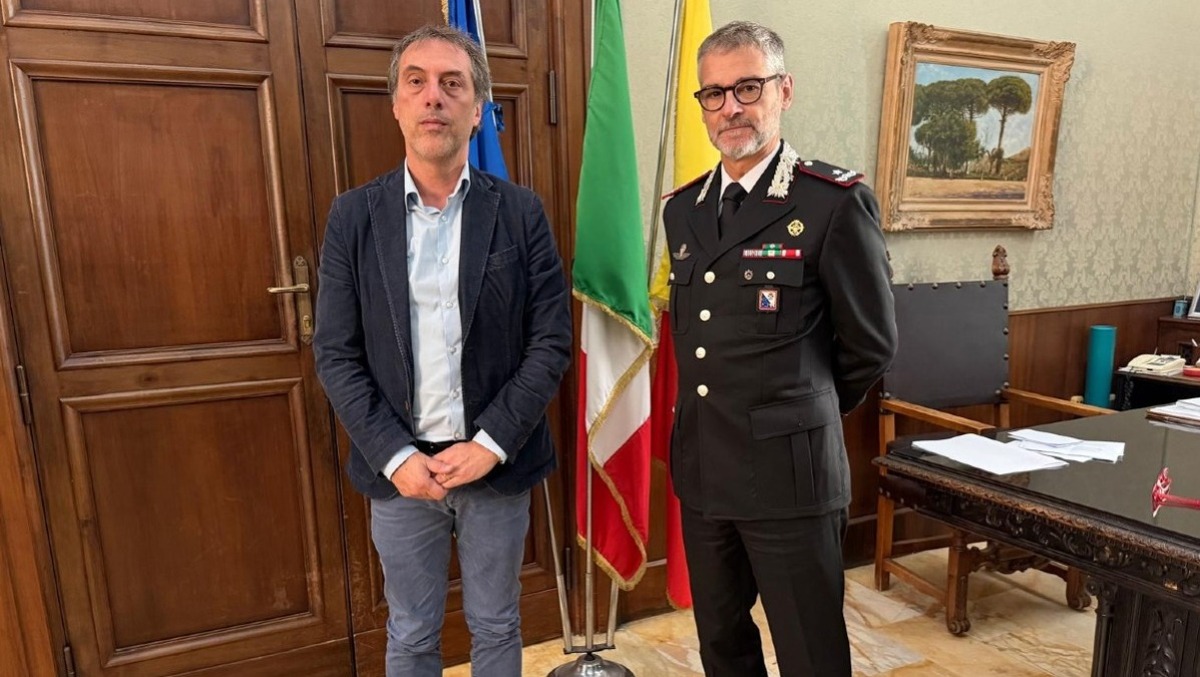 Catanzaro, Fiorita riceve il comandante della Legione Carabinieri Calabria Sabatino - Foto: Uff. Stampa Comune di Catanzaro
