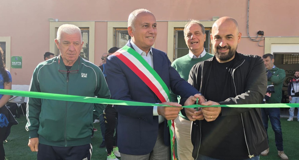 Cosenza, riapre la palestra di via Milelli: spazio allo sport e ai giovani - Foto Uff Stampa Comune di Cosenza 