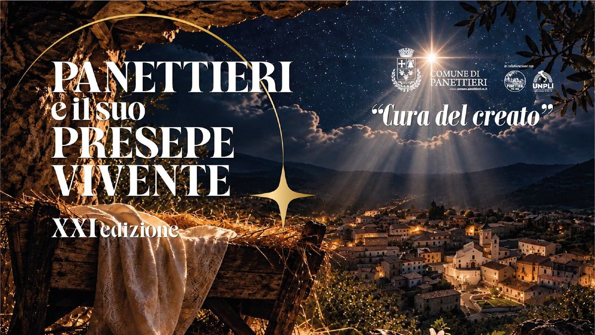 Panettieri, torna il Presepe Vivente: sette giornate tra fede e tradizione - Foto Locandina Ufficiale Comune di Panettieri 