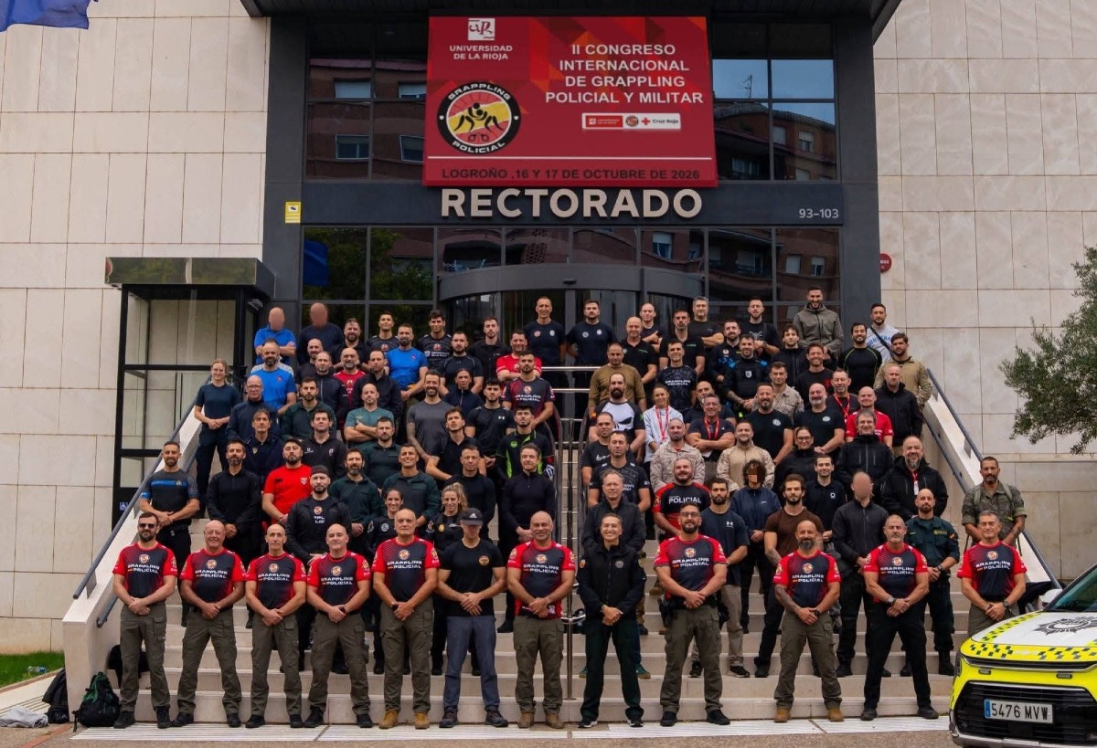 Cirò Marina, la Polizia Locale al Congresso internazionale di Grappling poliziesco e militare in Spagna - Foto: Polizia Locale Cirò Marina
