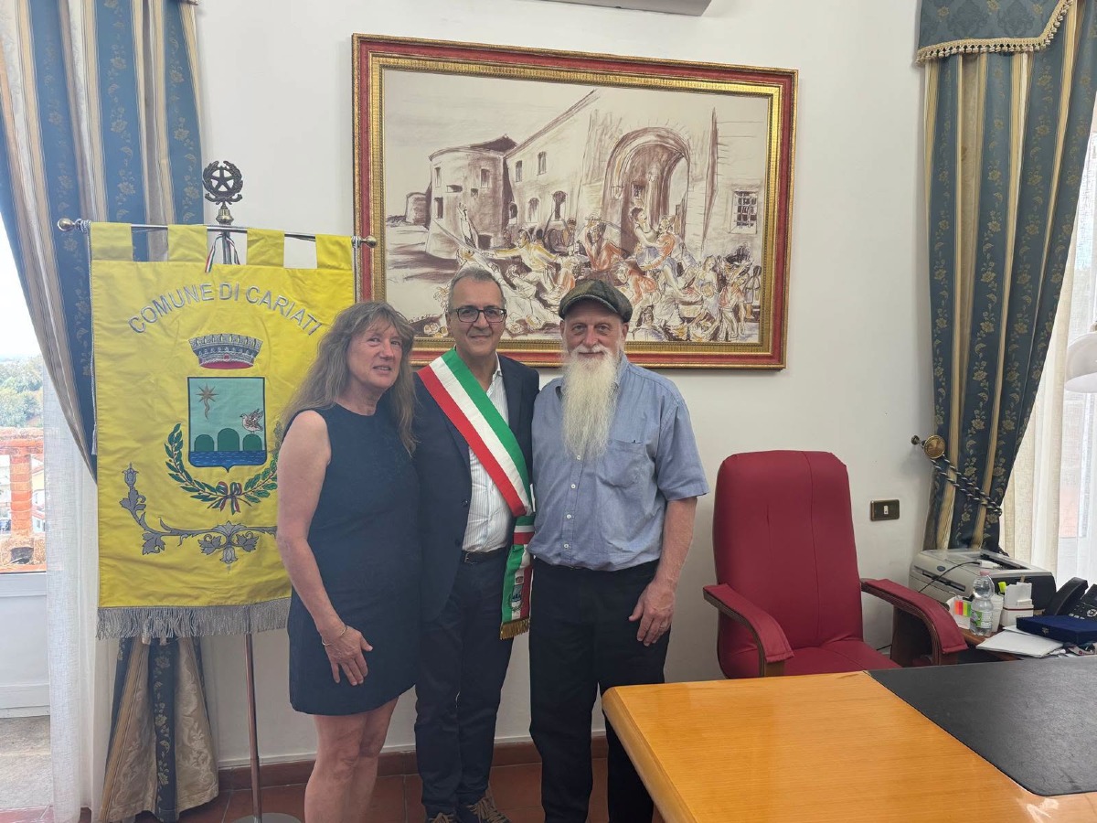 Dalla Germania a Cariati per dirsi sì: Harald e Pia Ruth scelgono il borgo ionico per il loro matrimonio - Foto Uff Stampa Comune di Cariati 