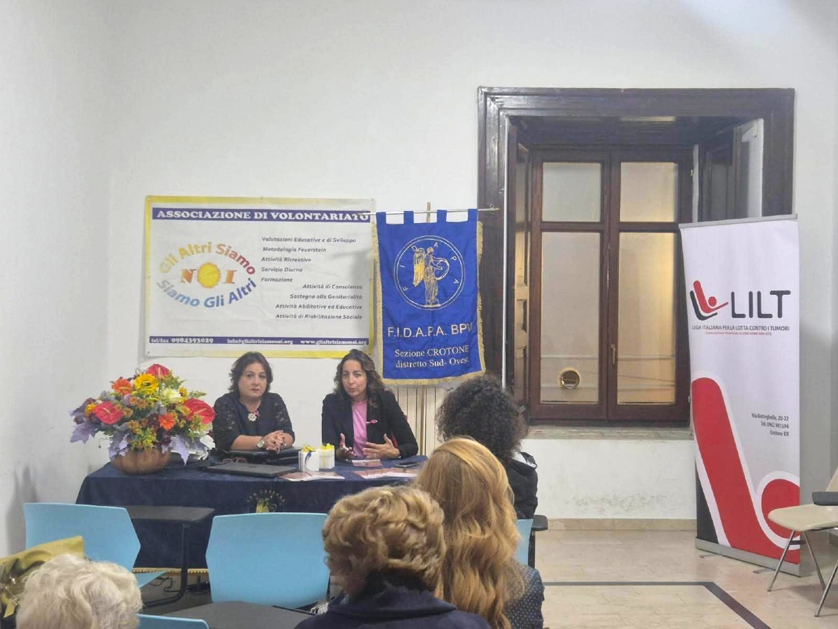 Crotone, la Lilt rilancia la prevenzione per la salute delle donne - Foto: Uff. Stampa Lilt Crotone