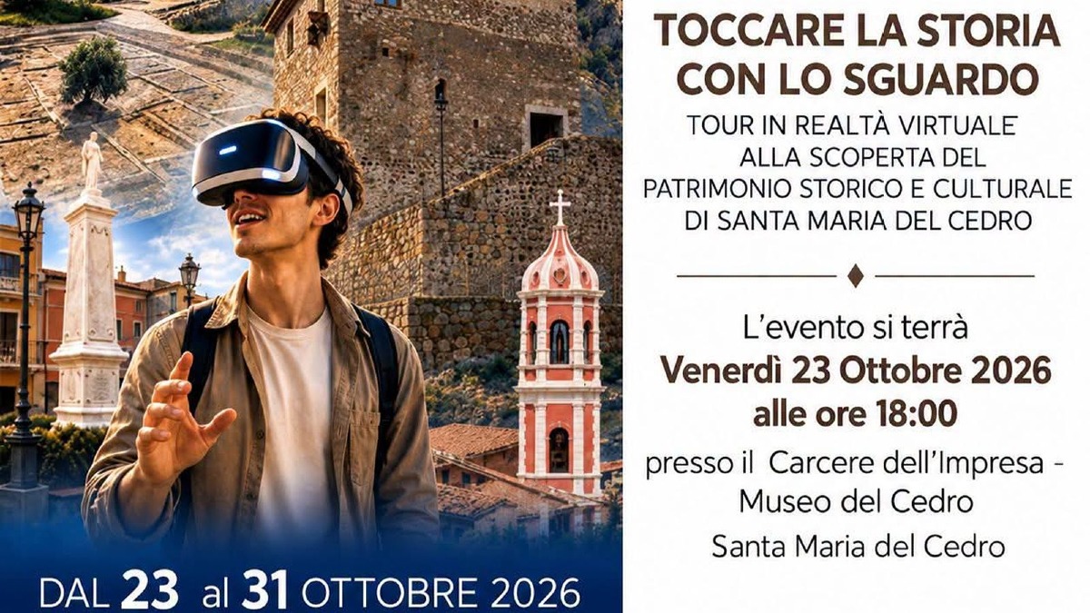 Santa Maria del Cedro: al via il progetto "Toccare la storia con lo sguardo" - Foto Uff. Stampa Comune di Santa Maria del Cedro