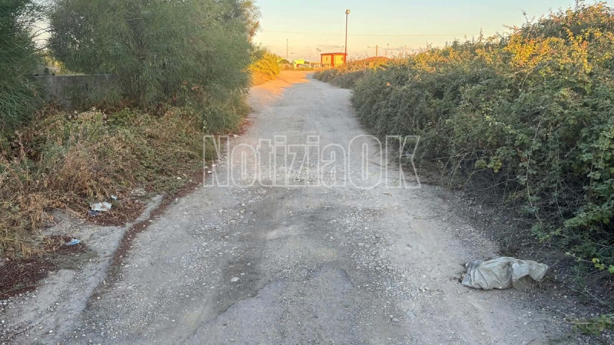 Crotone, degrado a Passovecchio: via del Timo resta senza asfalto - Foto: Redazione