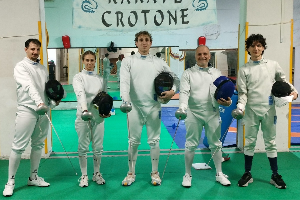Scherma, Carlo Talotta dell’AKC Crotone in gara a Terni per la qualificazione agli Assoluti - Foto: Uff. Stampa AKC