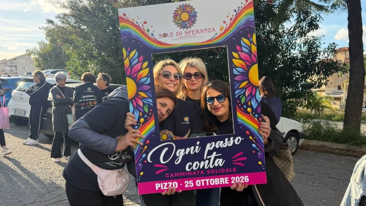 “Ogni passo conta”, a Pizzo una camminata per la prevenzione oncologica e la solidarietà - Foto: Uff. Stampa Rotary Club Vibo Valentia 