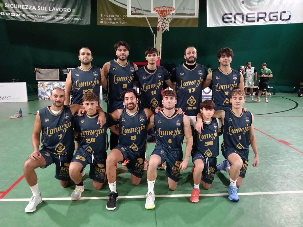Basket, la Sideco Lamezia cede alla capolista Vis Reggio Calabria: finisce 105-43 - Foto: Uff. Stampa Sideco Basketball Lamezia 