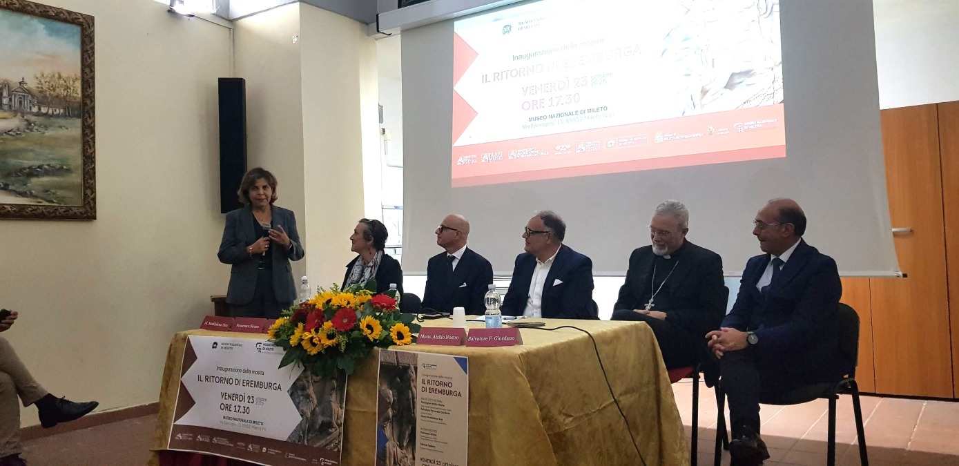 Mileto, dopo oltre vent’anni torna al museo il sarcofago di Eremburga - Foto: Uff. Stampa Museo Statale di Mileto 